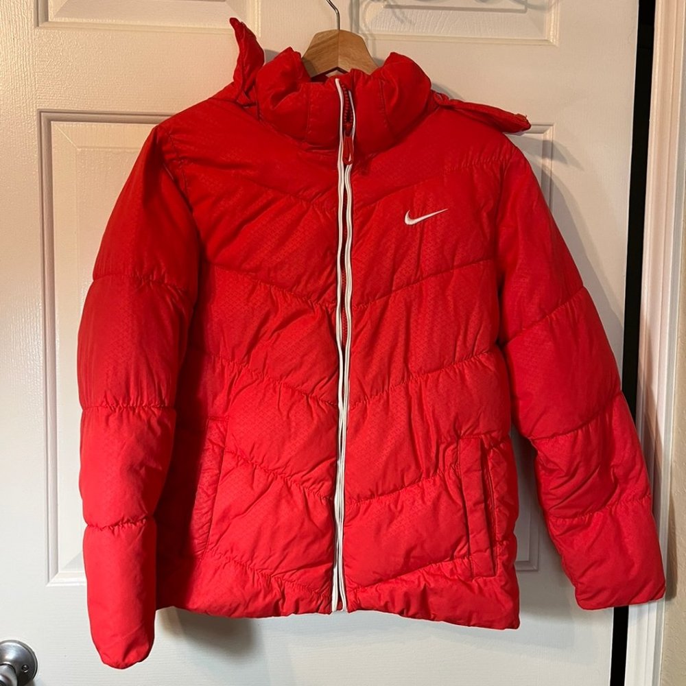 Nike Kid Puff Red Jacket